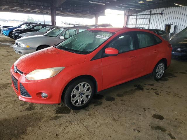 FORD FOCUS 2012 red  gas 1FAHP3F21CL185466 photo #1