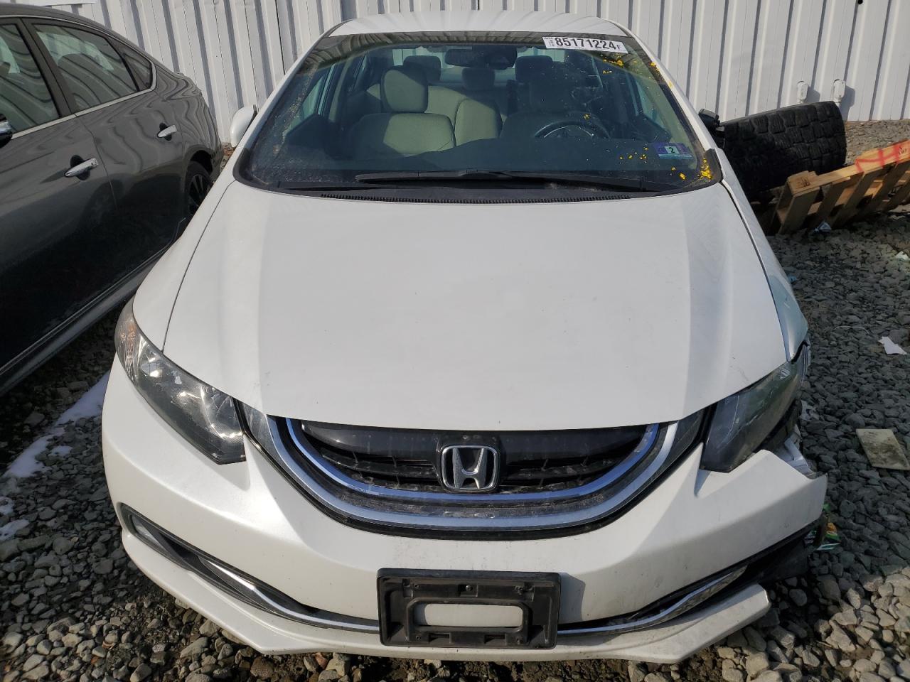 Lot #3309421973 2015 HONDA CIVIC HYBR