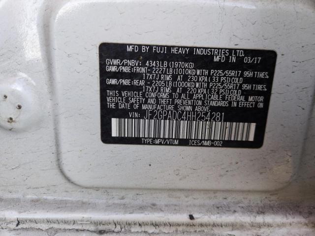2017 SUBARU CROSSTREK - JF2GPADC4HH254281