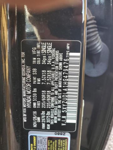 2017 HYUNDAI SANTA FE S - 5XYZUDLA1HG479476
