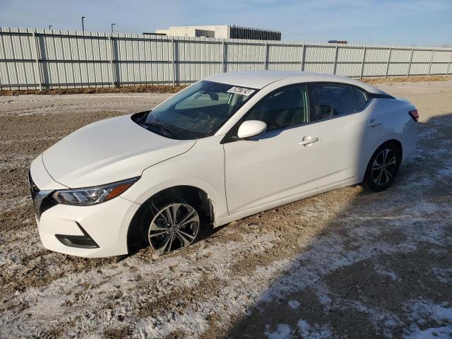 NISSAN SENTRA SV 2023 white  gas 3N1AB8CV8PY256815 photo #1