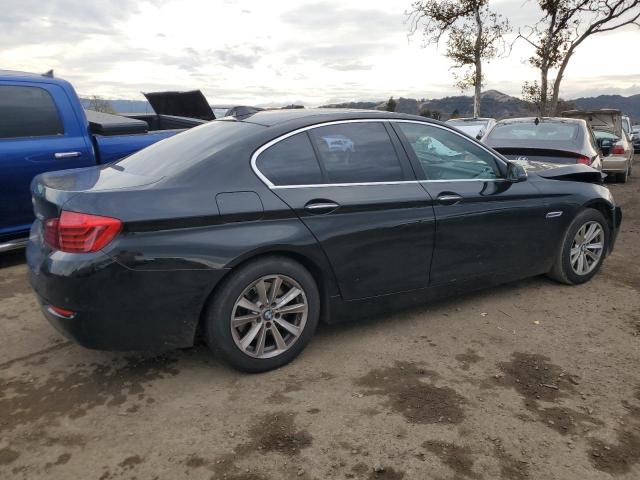 BMW 528 I 2015 black  gas WBA5A5C58FD522140 photo #4