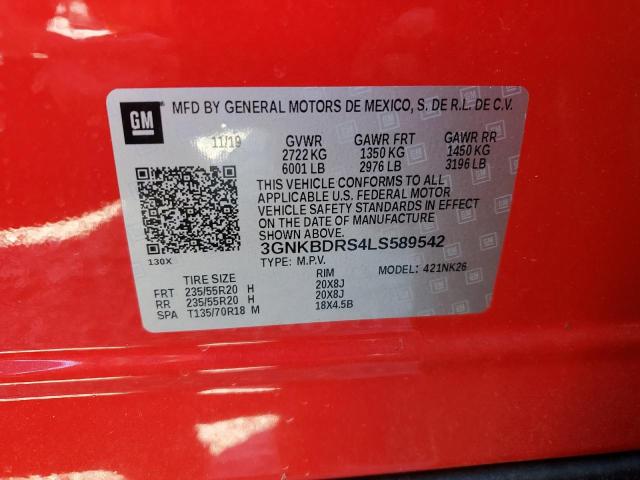 2020 CHEVROLET BLAZER 3LT - 3GNKBDRS4LS589542