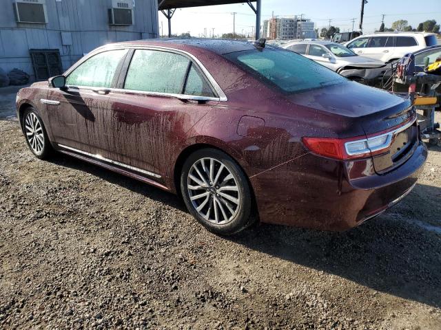 LINCOLN CONTINENTA 2019 maroon  gas 1LN6L9SK4K5606505 photo #3