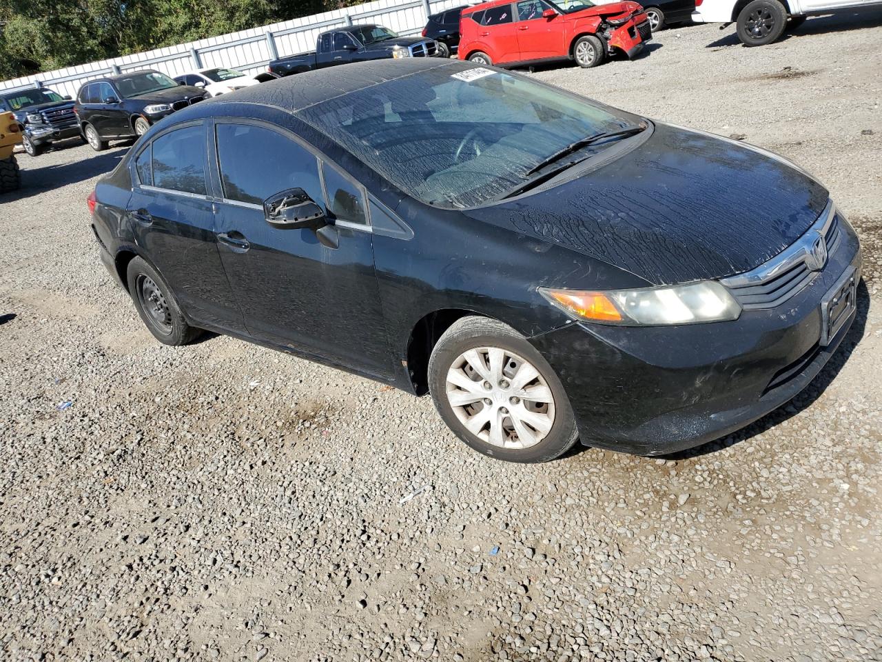 Lot #3030418483 2012 HONDA CIVIC LX