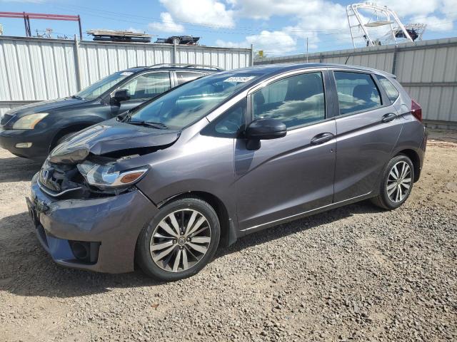 HONDA FIT EX 2015 charcoal  gas 3HGGK5H86FM772302 photo #1