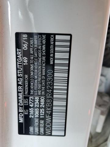 2018 MERCEDES-BENZ C300 WDDWF4KB8JR423300