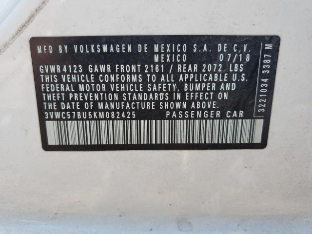 VIN 3VWC57BU5KM082425 2019 VOLKSWAGEN JETTA no.12