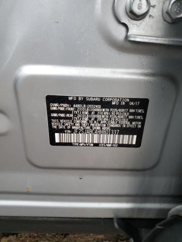 2017 SUBARU FORESTER 2 - JF2SJABC4HH801337