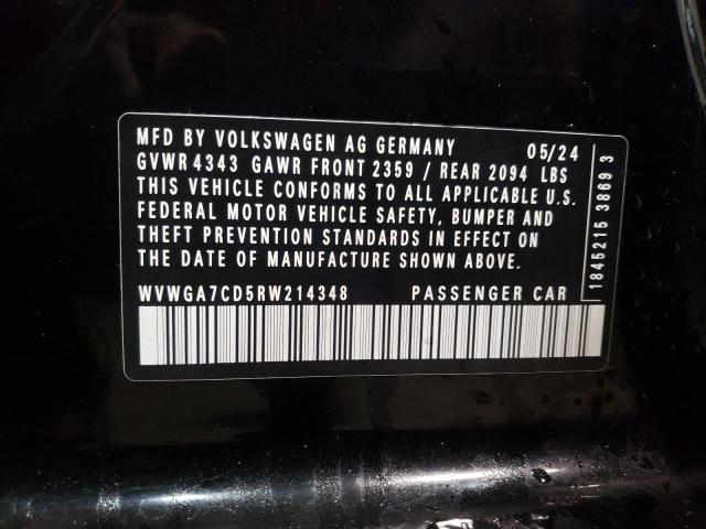 VIN WVWGA7CD5RW214348 2024 VOLKSWAGEN GTI no.13