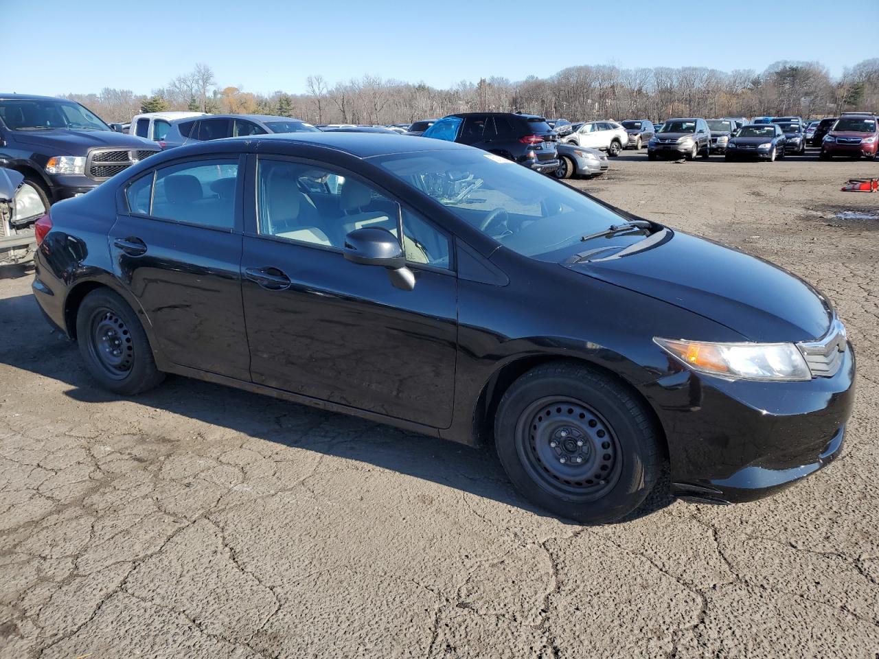 Lot #3034279155 2012 HONDA CIVIC LX