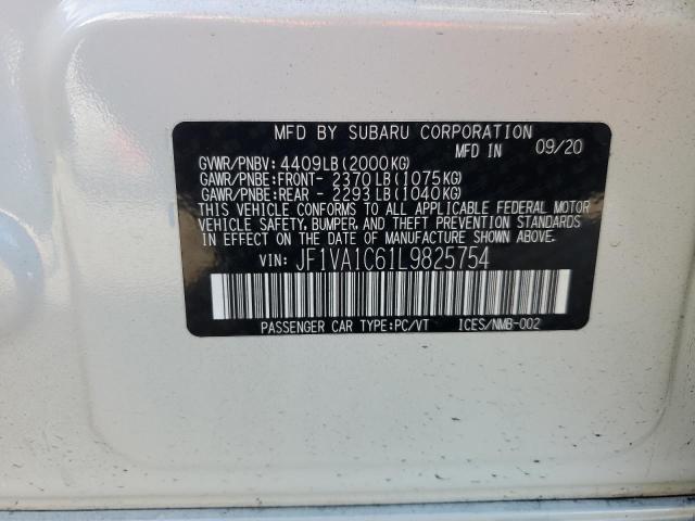 2020 SUBARU WRX PREMIU - JF1VA1C61L9825754