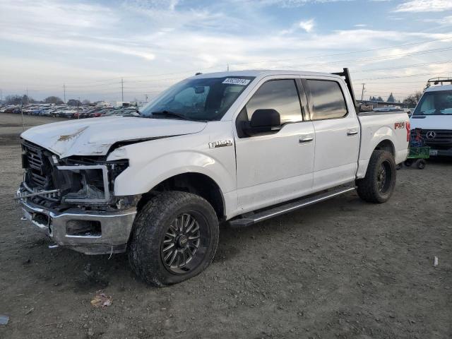 FORD F150 SUPER 2019 white  gas 1FTEW1E43KKE31655 photo #1