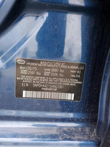 2016 HYUNDAI ELANTRA SE - 5NPDH4AE1GH663361
