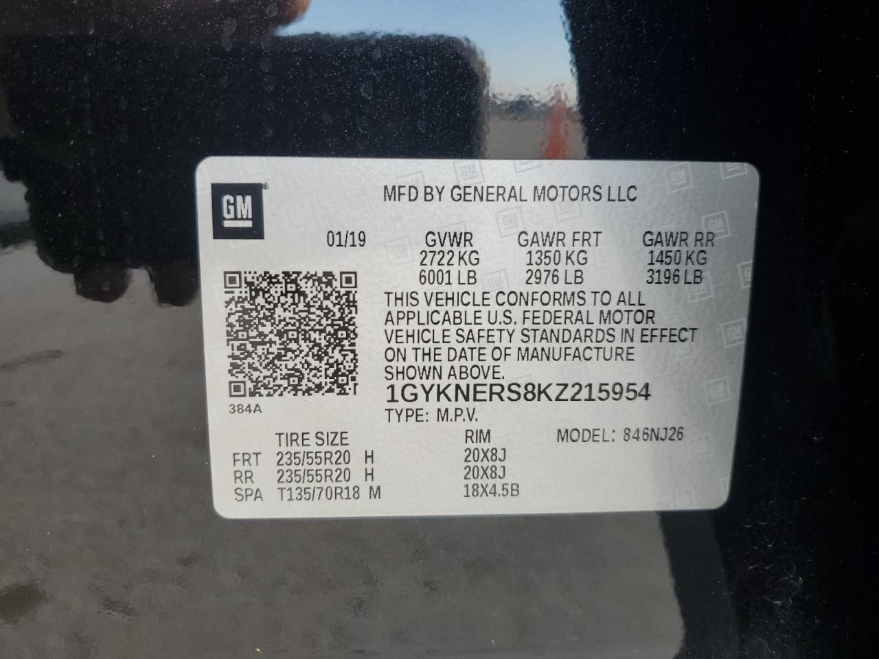 Lot #3028540938 2019 CADILLAC XT5 PREMIU