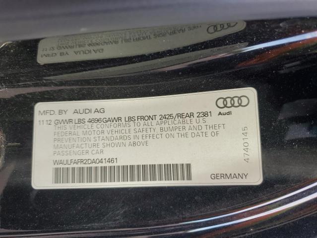 VIN WAULFAFR2DA041461 2013 AUDI A5 no.12