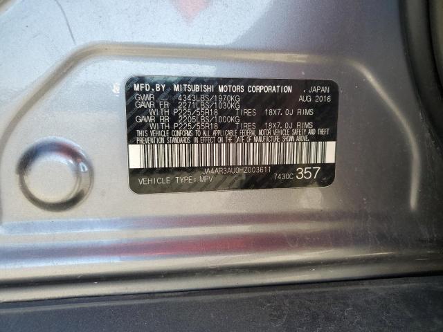 2017 MITSUBISHI OUTLANDER - JA4AR3AU0HZ003611