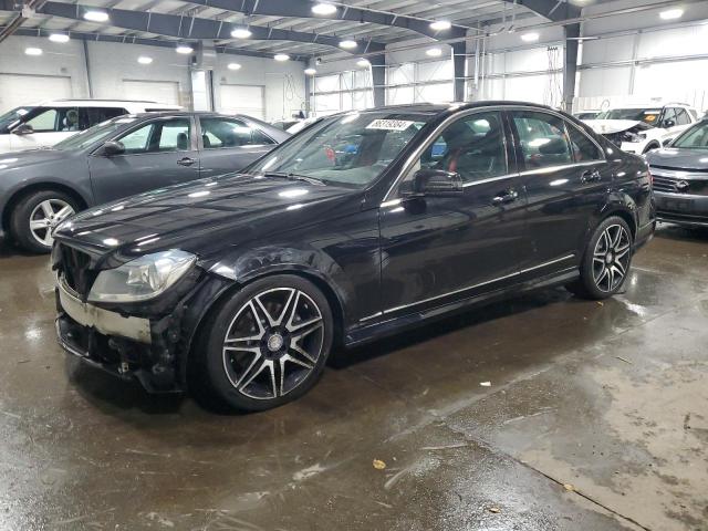 MERCEDES-BENZ C 300 4MAT 2013 black  gas WDDGF8AB8DR260813 photo #1