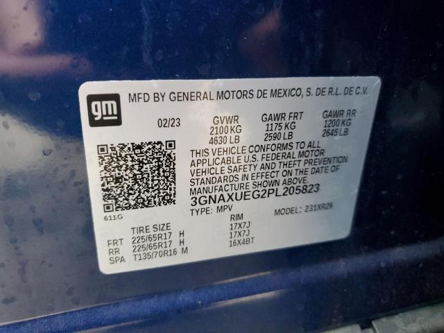 2023 CHEVROLET EQUINOX LT - 3GNAXUEG2PL205823