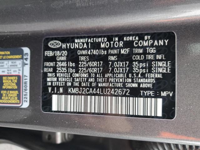 2020 HYUNDAI TUCSON SE - KM8J2CA44LU242672