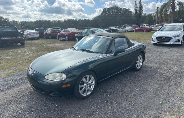 MAZDA MX-5 MIATA 2004 green converti gas JM1NB353040407536 photo #3