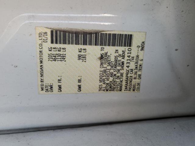 2016 NISSAN MAXIMA 3.5 - 1N4AA6AP4GC431410