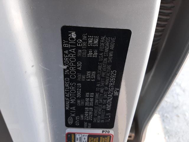 2016 KIA SOUL - KNDJN2A21G7826925