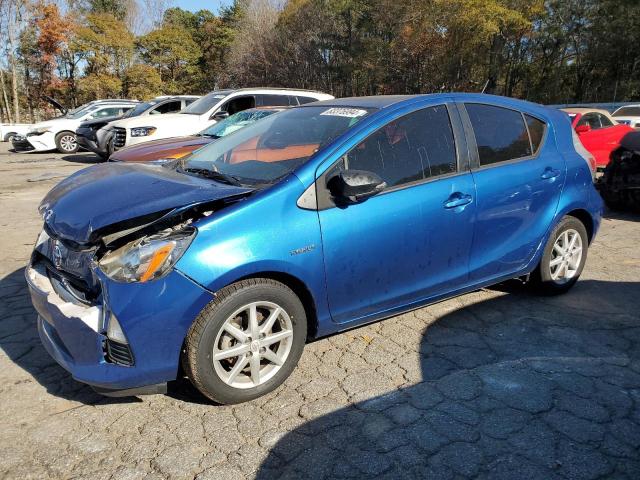 TOYOTA PRIUS C 2014 blue  hybrid engine JTDKDTB31E1571343 photo #1