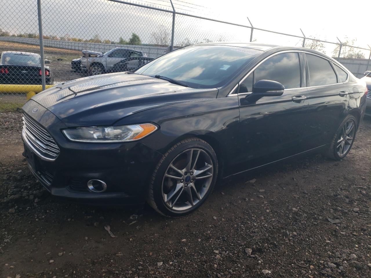 Lot #3028426228 2015 FORD FUSION TIT