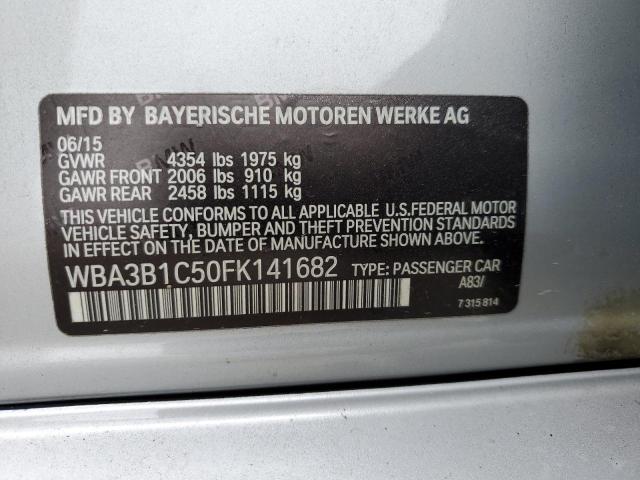 VIN WBA3B1C50FK141682 2015 BMW 3 SERIES no.12