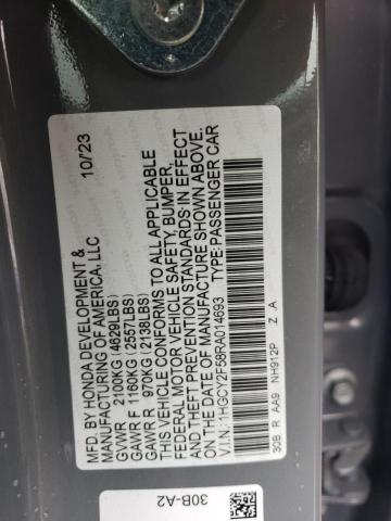2024 HONDA ACCORD HYB - 1HGCY2F58RA014693