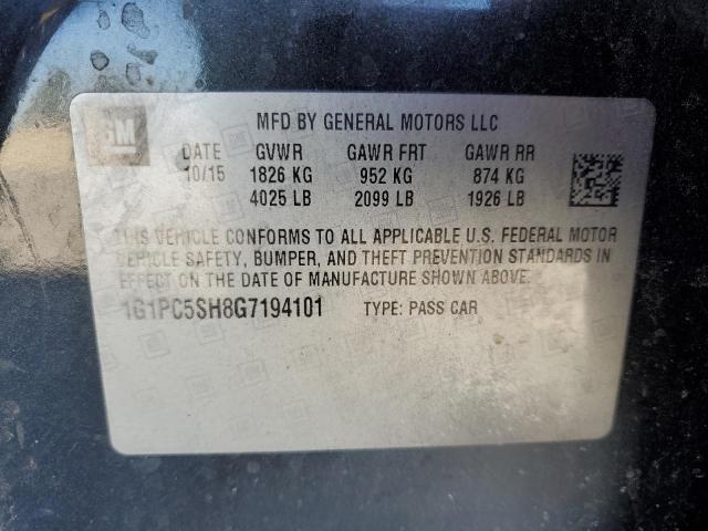 2016 CHEVROLET CRUZE LIMI 1G1PC5SH8G7194101