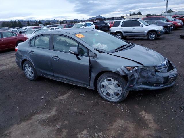 Vin: jhmfb4f22cs003784, lot: 85143414, honda civic hybrid 20124