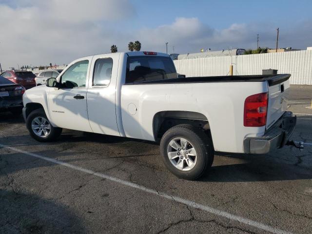 CHEVROLET SILVERADO 2013 white 4dr ext flexible fuel 1GCRCPEA0DZ124120 photo #3