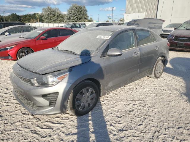 KIA RIO LX 2021 silver  gas 3KPA24AD9ME430761 photo #1