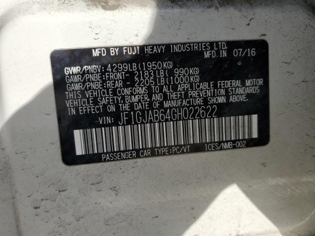 2016 SUBARU IMPREZA PR - JF1GJAB64GH022622