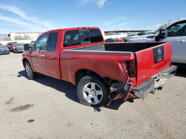 NISSAN TITAN XE 2006 red  gas 1N6AA06A46N556693 photo #3