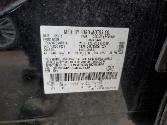 2016 FORD EDGE TITAN - 2FMPK4K93GBB77125