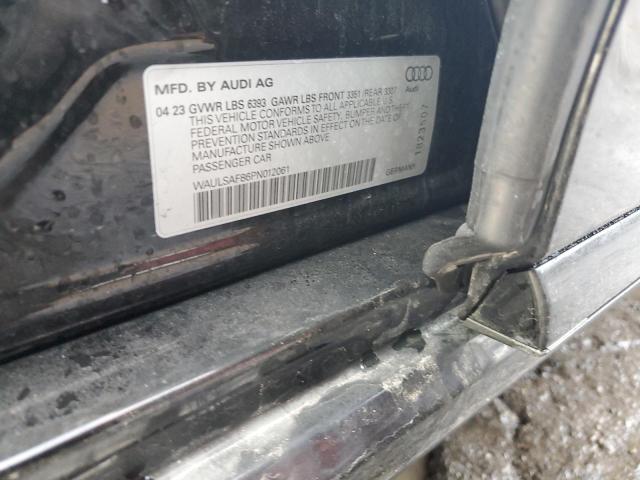 2023 AUDI S8 WAULSAF86PN012061