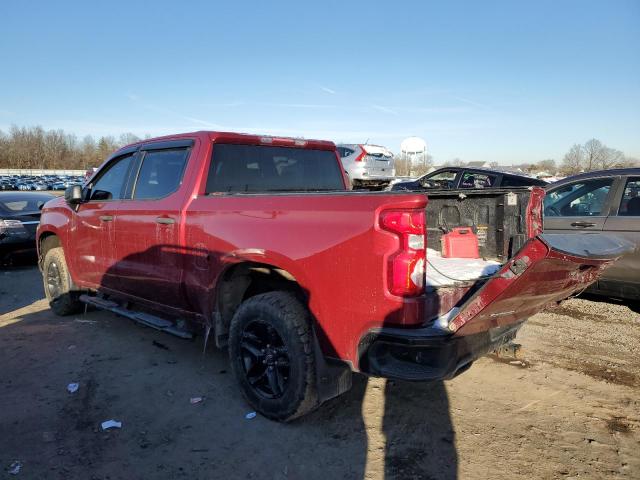 CHEVROLET SILVERADO 2020 red  gas 1GCPYCEF7LZ204901 photo #3