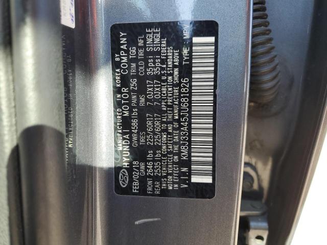 2018 HYUNDAI TUCSON SEL - KM8J33A45JU681826
