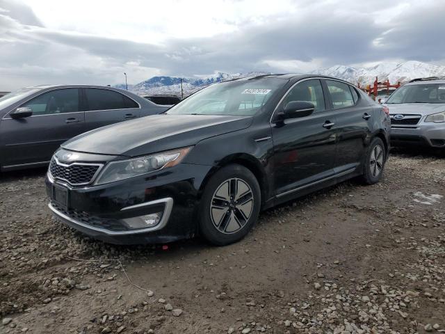 KIA OPTIMA HYB 2011 black  hybrid engine KNAGM4AD4B5006494 photo #1