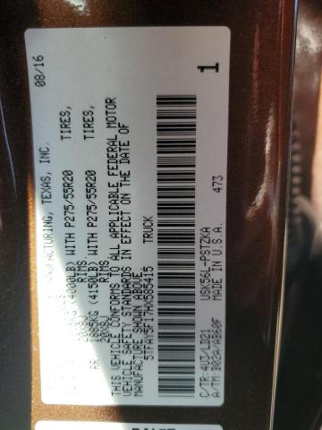 2017 TOYOTA TUNDRA CRE - 5TFAY5F17HX585415