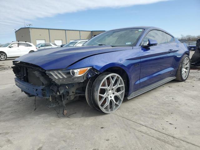 FORD MUSTANG GT 2015 blue coupe gas 1FA6P8CF4F5425288 photo #1