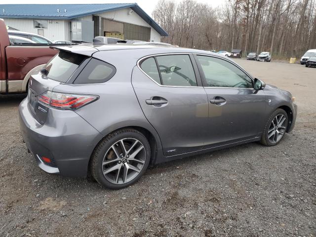 LEXUS CT 200 2016 gray hatchbac hybrid engine JTHKD5BH7G2266934 photo #4