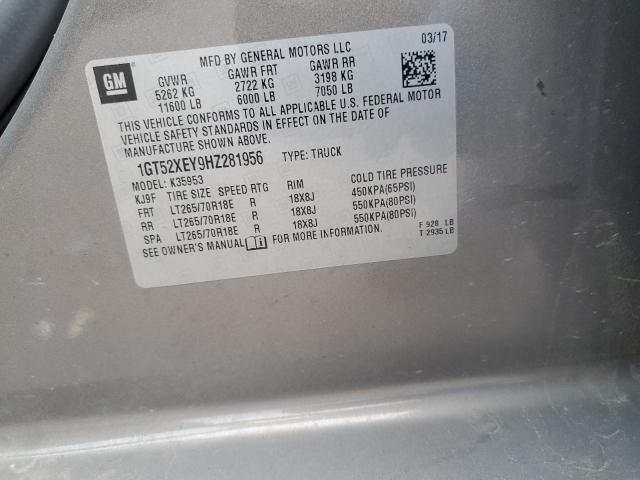 2017 GMC SIERRA K35 - 1GT52XEY9HZ281956