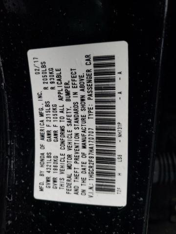 2017 HONDA ACCORD EXL - 1HGCR2F97HA170707