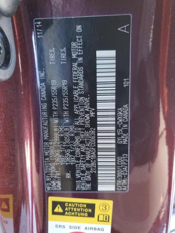 2015 LEXUS RX 450H 2T2BC1BA5FC006382