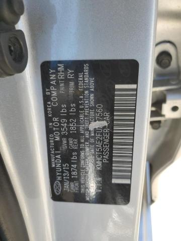 2015 HYUNDAI ACCENT GS KMHCT5AE2FU217560