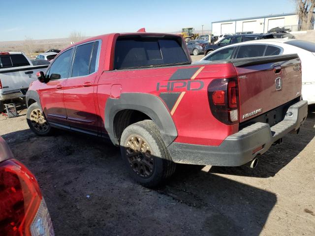 HONDA RIDGELINE 2022 red  gas 5FPYK3F58NB000376 photo #3